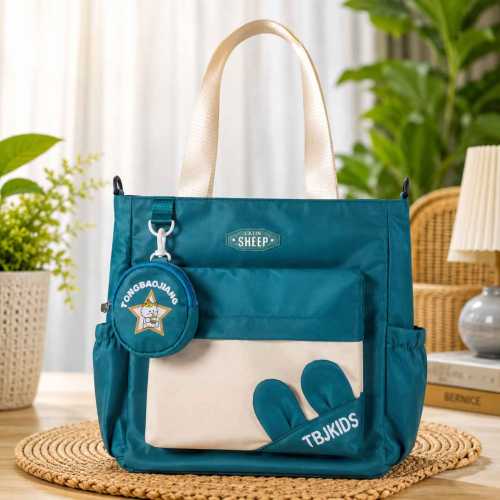 Large Nylon Women’s Tote Bag | College, Office, Shopping & Daily Use
